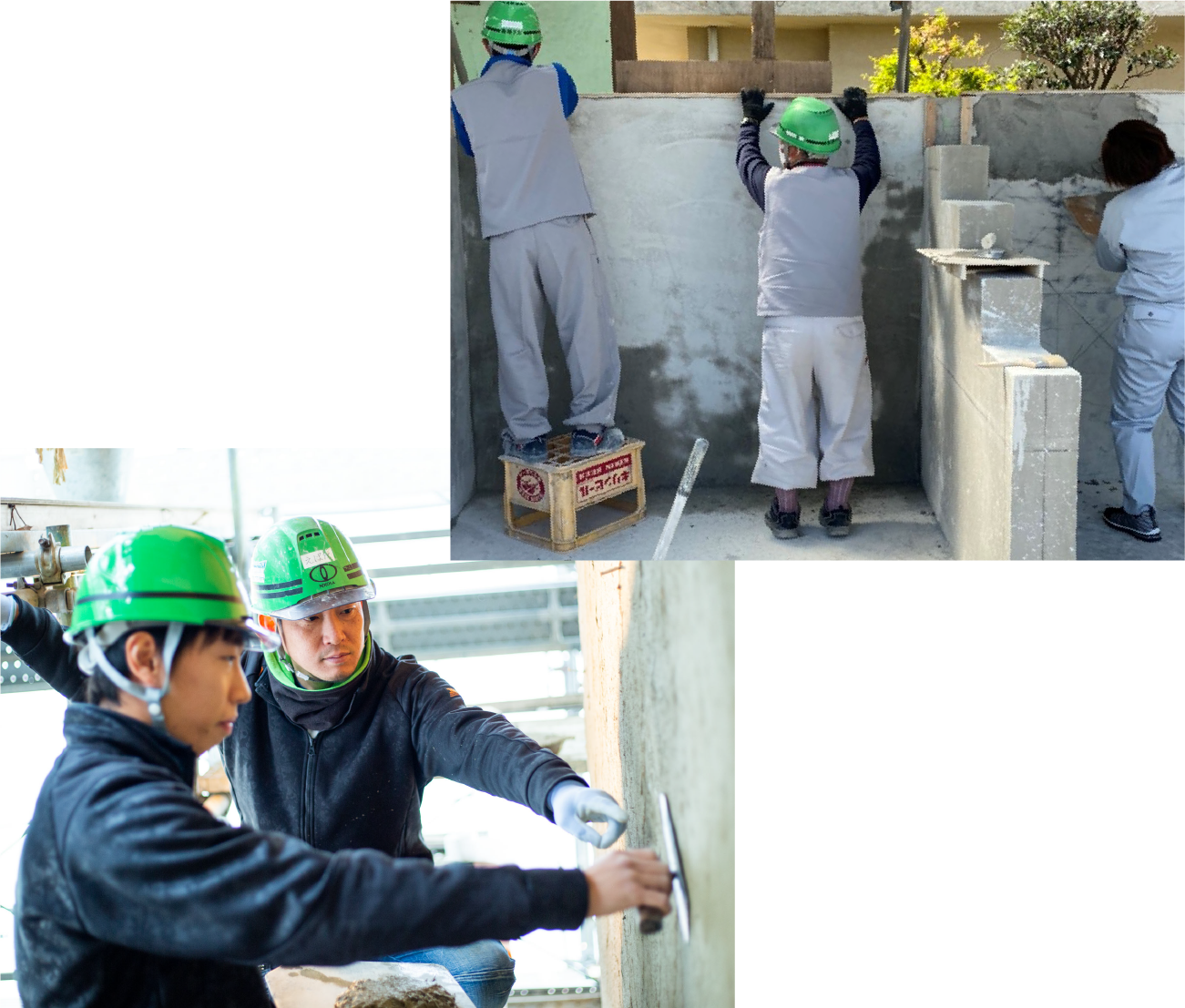 法人型訓練の様子