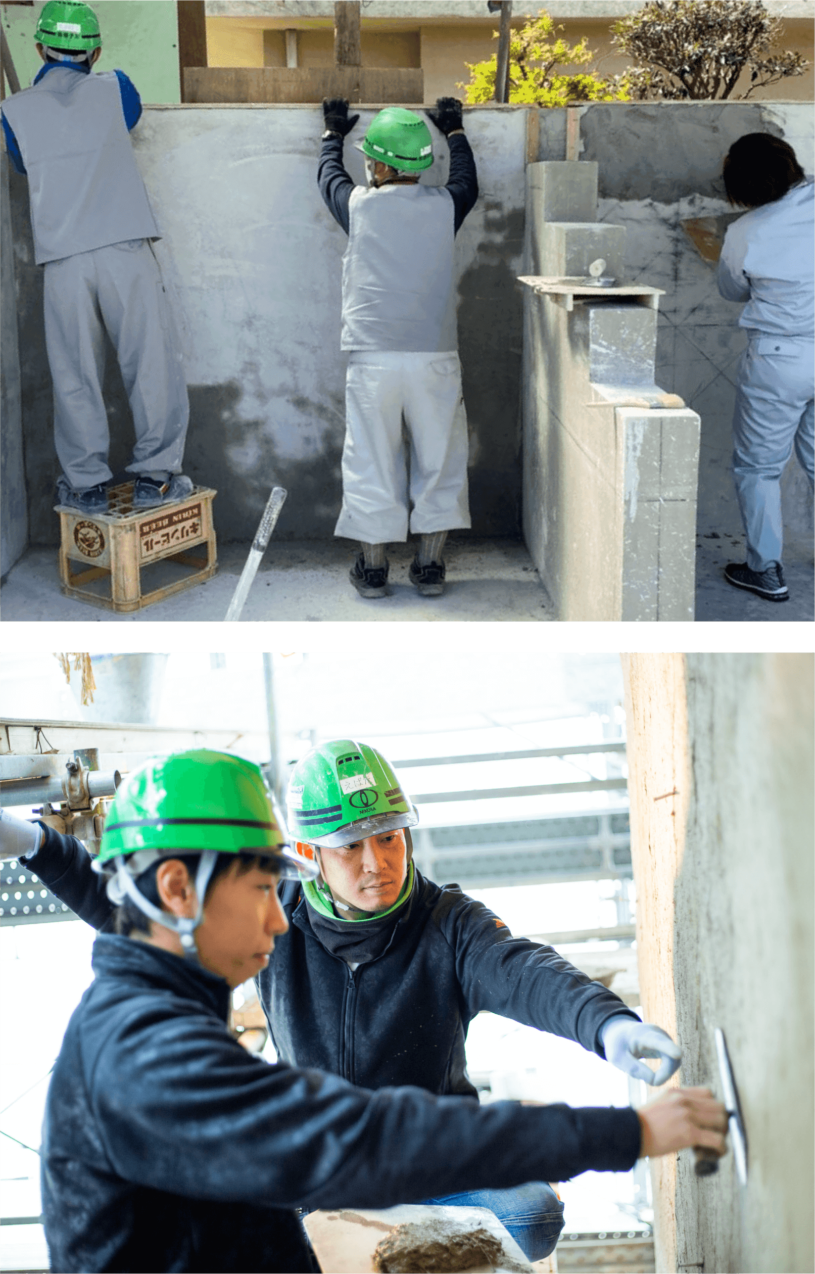 法人型訓練の様子