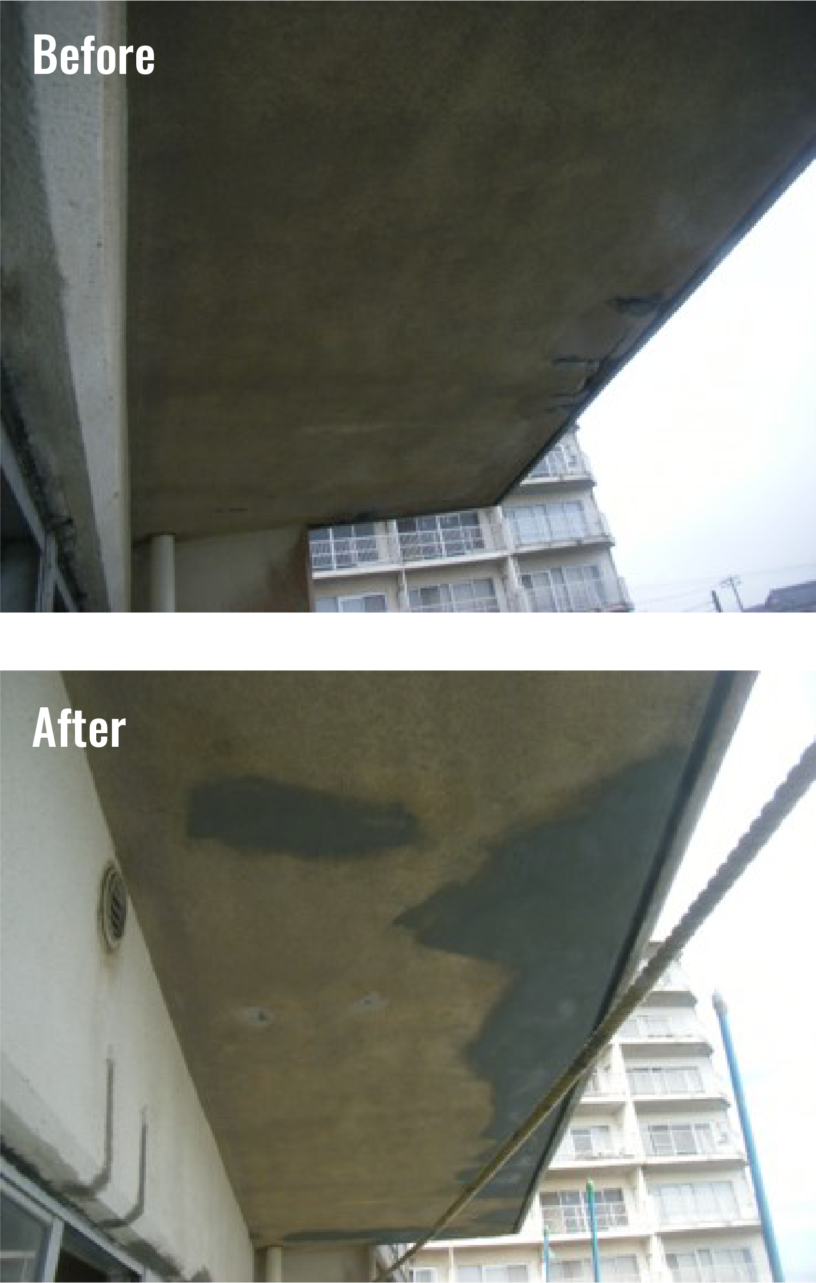 リフリートの施工前後の写真